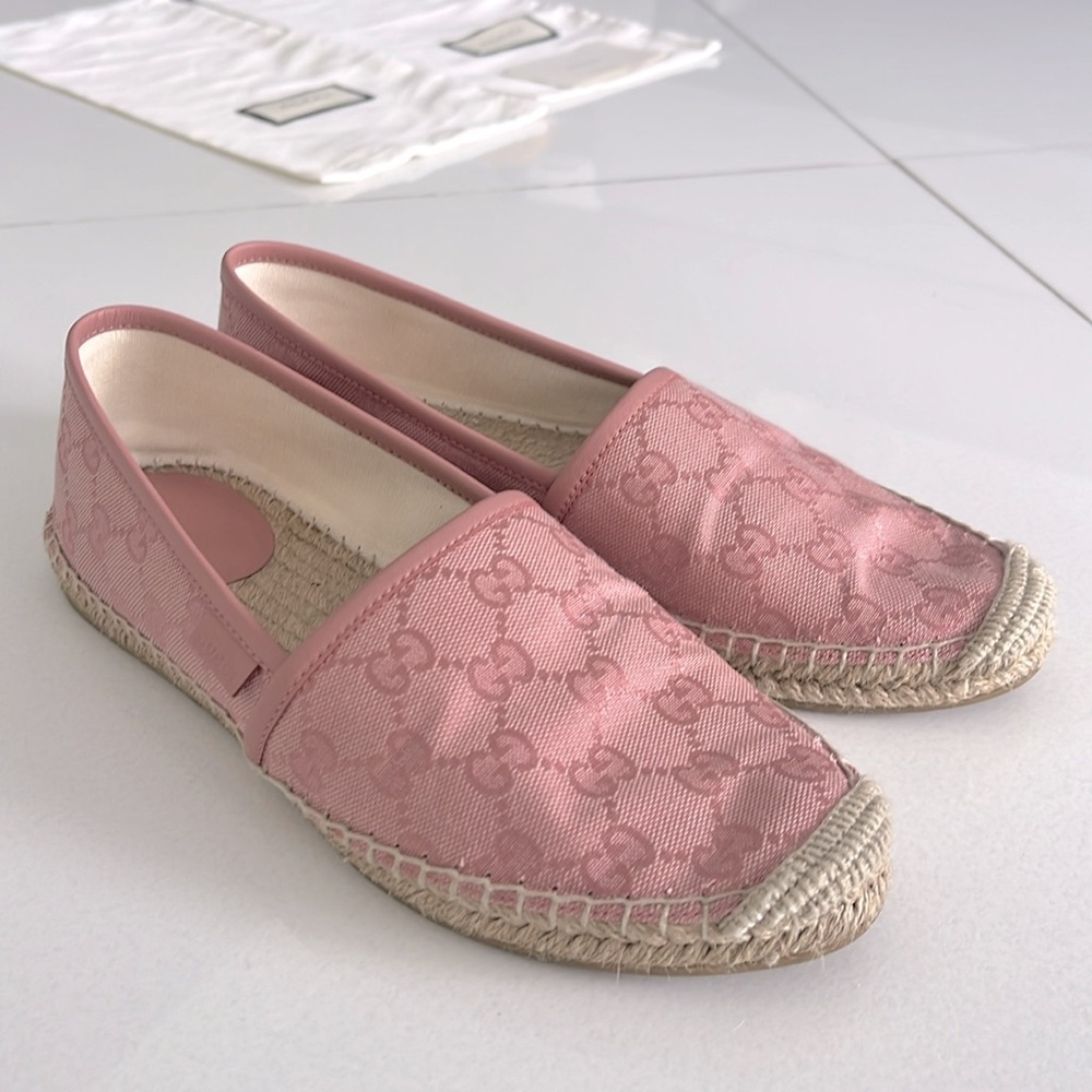 GUCCI Dusty Rose ESPADRILLES 🌸